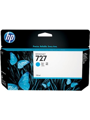 Hp 727 Cyan Mavi 130ML Plotter Kartuşu B3P19A