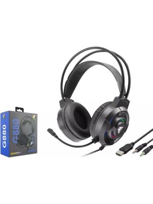 Nodar Hadron G880 Gaming Kulaklık 2-3.5mm + USB Siyah
