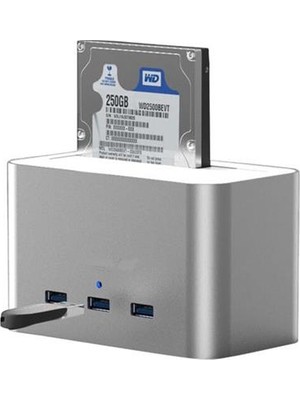 Hadron Codegen Alüminyum Usb3.0 3.5"-2.5" Sata 3 Port USB CDG-DOC-303 Docking Station