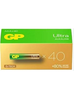 Gp G-Tech LR03 Aaa Boy Ultra Alkalin Ince Kalem Pil 40'lı Paket GP24AUT-2B40