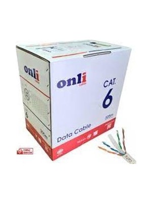 Onli U-Utp 24 Awg Cca 500 Metre Cat6 Kablo