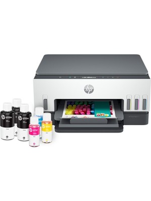 Hp 6UU48A Smart Tank 670 Yazıcı-Tarayıcı-Fotokopi-Wifi Çok Fonksiyonlu Tanklı Yazıcı