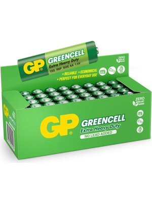 Gp Greencell R6 Aa Boy Çinko Kalem Pil 40'lı Paket GP15G-2S4