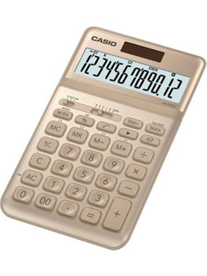 Casio JW-200SC-GD 12 Hane Altın Sarı Masa Üstü Hesap Makinesi