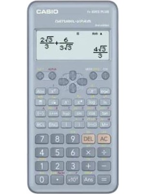 Casio FX-82ES Plus Mavi Bilimsel Fonksiyonlu Hesap Makinesi 2.versiyon