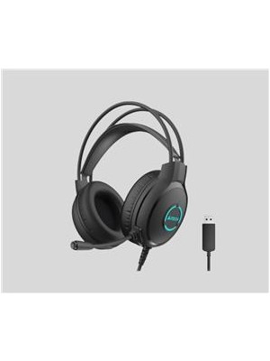 A4Tech A4 Tech FH-300U Kablolu Siyah Neon USB Mikrofonlu Kulaklık