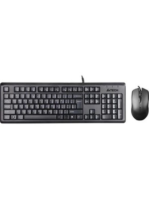 A4Tech A4 Tech KR-9276 Q USB Fn Multimedya Klavye+Optik Kablolu Mouse Set