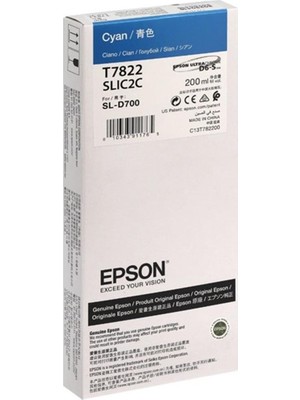 Epson Surelab SL-D700 Cyan Mürekkep C13T78220N