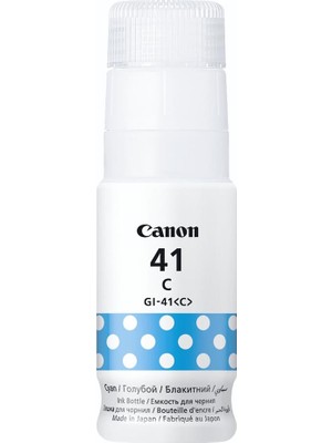Canon GI-41C Cyan Mavi Şişe Mürekkep  G2420-G3420-G3430-G4470-G3470-G3480