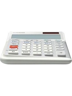 Casio JE-12E-WE Beyaz 12 Hane Masa Üstü Ergonomik Tuşlu Hesap Makinesi