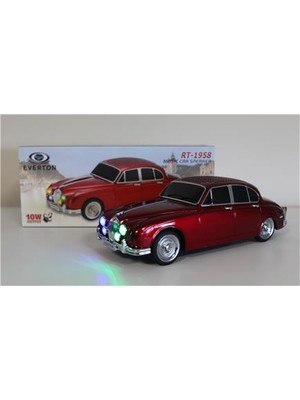 Everton RT-1958 Kırmızı Arabalı  Bluetooth Fm-Usb-Tf-Aux Şarjlı Nostaljik Radyo