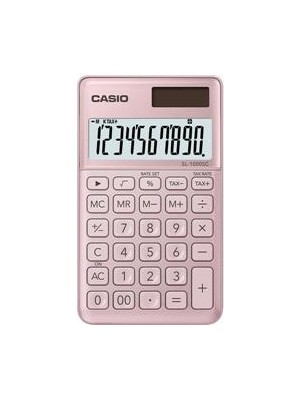 Casio SL-1000SC-PK Cep Tipi 10 Hane Pembe Hesap Makinesi