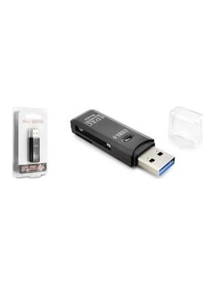 Hadron HDX7030 USB 3.0 Kart Okuyucu Sd Microsd 5 Gbps Siyah