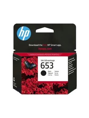Hp 653 Black Siyah Kartuş 3YM75AE