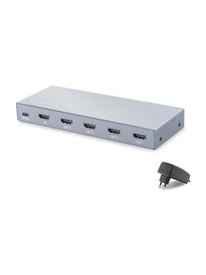 Hadron HDX1429 HDMI Splitter Edıd 4K 60 Hz 1 Giriş 4 Çıkış Gri