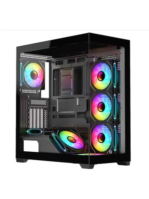 Frisby FC-9565G Gdomınator 650W 80+ Gaming Kasa 7x Argb Fan