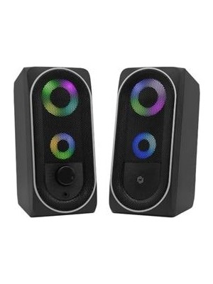 Frisby FS-2138U 2.0 Hoparlör Sistemi Rgb LED Siyah (Usb)