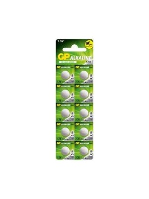 Gp GPA76-2C10 LR44 AG13 Alkalin Düğme Pil 10'lu Paket