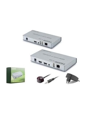 Hadron HDX1424 HDMI Kvm Ip Extender H.264 Loop Out Ir 1080P 60 Hz 200 M Gri