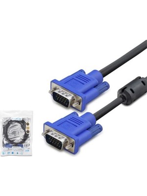 Hadron HDX7785 VGA Kablo Od 7.3 mm A Kalite 15MT - Siyah Mav