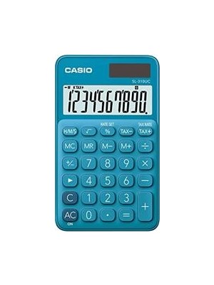 Casio SL-310UC-BU Cep Tipi 10 Hane Mavi Hesap Makinesi