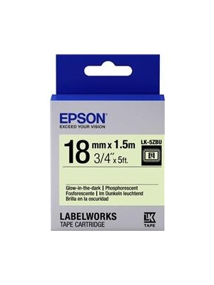Epson Lk-4ybp Pastel Sarı Üzeri Siyah 12MM 9metre Etiket