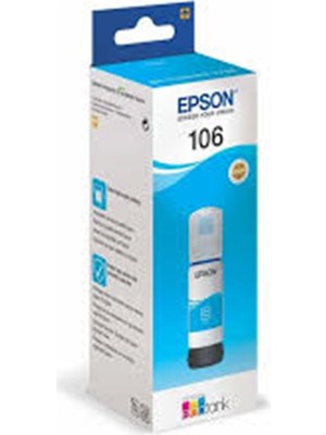 Epson 106 Cyan Mavi Şişe Mürekkep T00R240 L7160-7180