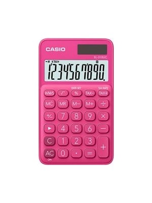 Casio SL-310UC-RD Cep Tipi 10 Hane Koyu Pembe Hesap Makinesi