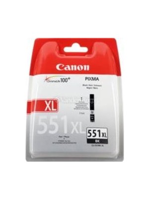 Canon CLI-551XL Bk Black Siyah Yüksek Kapasiteli Mürekkep Kartuş IP7250 MX925