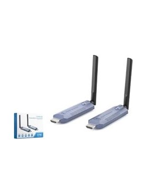 Hadron HDX1445 Kablosuz HDMI Görüntü Aktarım Seti 1080P 60 Hz 150 M Gri