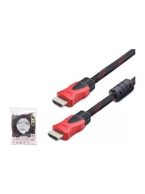 Hadron HDX2011 20M   HDMI Kablo Örgülü Siyah