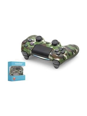 Hadron Nodar ND400L Ps4 Uyumlu Kablosuz Gamepad Oyun Kolu - Yeşil Kamuflaj