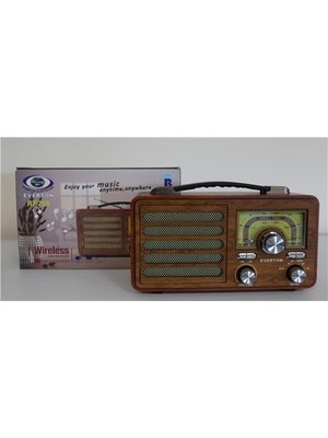 Everton RT-755 Bluetooth Fm-Usb-Tf-Aux Şarjlı Nostaljik Radyo