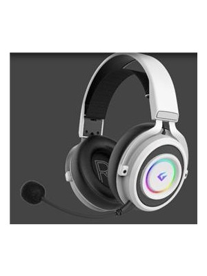 Gameagle GE2010 Step Hunter S1 Rgb  Kablosuz Mikrofonlu Oyuncu Kulaklığı Beyaz