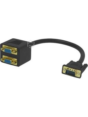 Frisby FA-6678C VGA - 2 x VGA Görüntü Çoklayıcı ve Dönüştürücü(Vga Erkek - 2 x VGA Dişi)