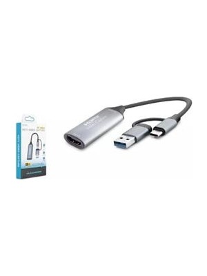 Hadron HDX7856 HDMI Video Capture Type-C + Usb3.0 4K 30Hz Gri