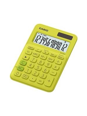 Casio MS-20UC-YG 12 Hane Sarı Masa Üstü Hesap Makinesi