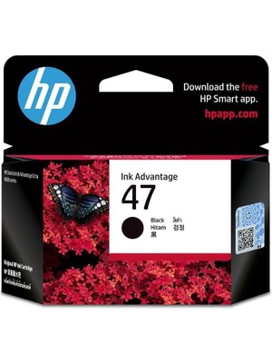 Hp 47 Black Siyah Kartuş 6ZD21AE