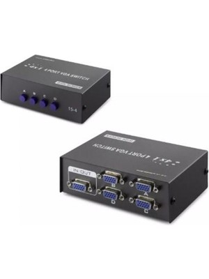 Hadron HDX1329 4 Port VGA Switch 54MHZ 4giriş 1çıkış