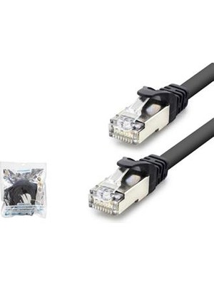 Hadron HDX5089 Cat7 Kablo 1000GBT 250MHZ 60CM Siyah
