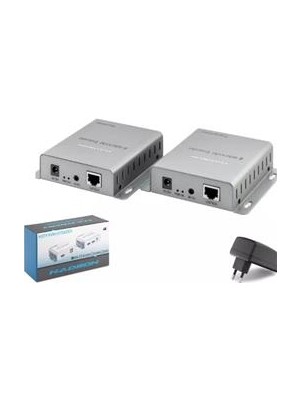 Hadron HDX1600 HDMI Kvm Extender 4K 30 Hz 60 M - Gümüş