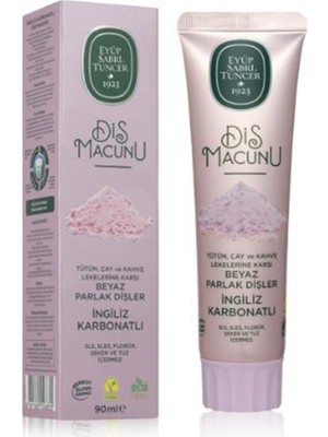 Eyüp Sabri Tuncer Ingiliz Karbonatlı Diş Macunu 90 ml