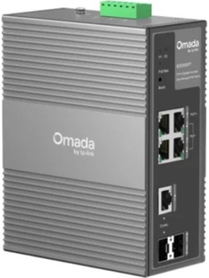 Omada Tp-Link IES206GPP 6 Port Gigabit Endüstriyel Yönetilen Switch, 3 Port Poe+ 1 Port Poe++