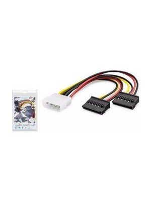 HCS Hadron HDX5525 Sata Power Kablo Poşetli 2ın1 16CM Siyah