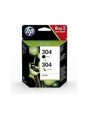 Hp 304 Black-Color Siyah-Renkli Multi Paket 3JB05AE