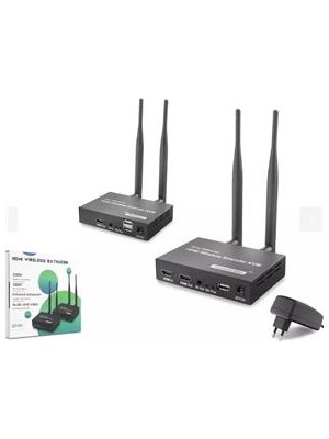Hadron HDX1383 200MT HDMI Wireless Kvm Extender Loop-Out Kablosuz 1080P (Audio And Video)