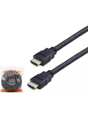 HCS Hadron HDX2021 HDMI (M) To HDMI (M) Kablo Pvc 20M Siyah