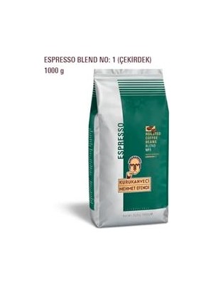 Mehmet Efendi 1000GR Caffe Espresso Roasted Coffe Blend Çekirdek Kahve No:1 ( Wt 35,2 Oz)