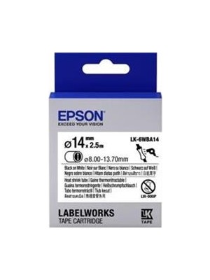 Epson LK-7WBN Standard Beyaz Üzeri Siyah 36MM 9metre Etiket