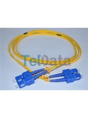 Teldata TLD-SC115 Sc-Upc-Sc-Upc Sm Dx 5 Metre Fıber Optık Patchcord